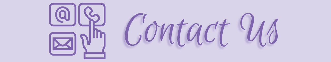 Contact Page header Contact Page header with graphic of email, telephone and snail mail next to text