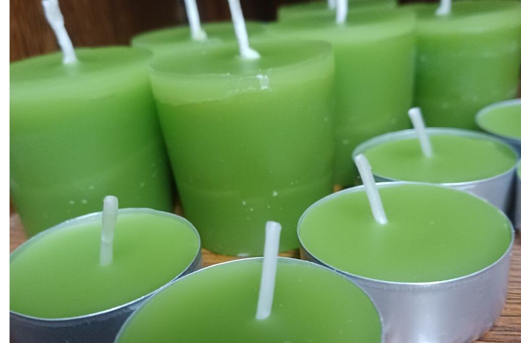 green candles